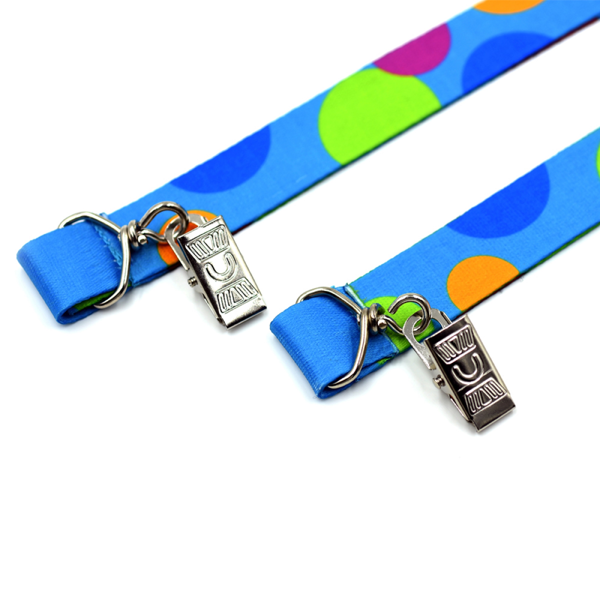 10pcs Blank Sublimation lanyard with Black Color Attachments